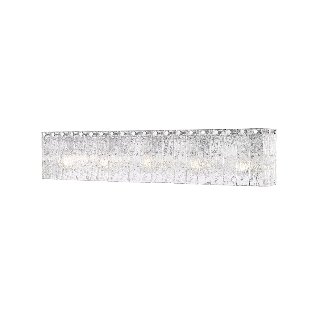 Z-Lite Glacier 5 Light Vanity - Chrome