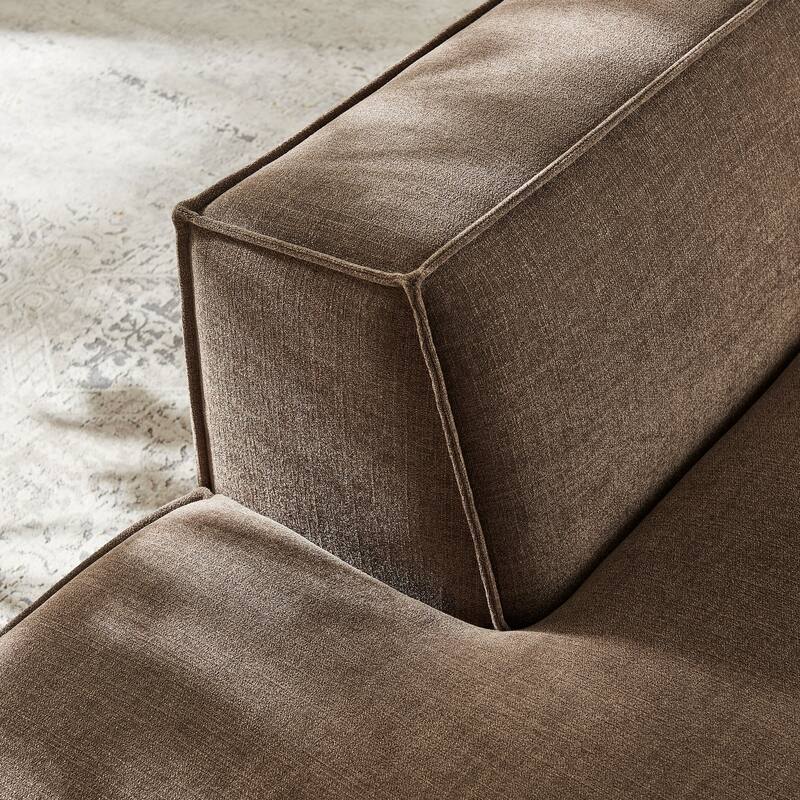 Restore Performance Fabric Upholstered Left-Facing Armless Modular Chaise