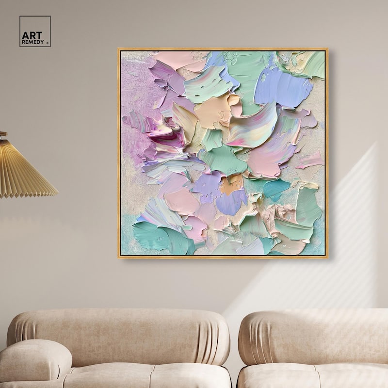 Flowing Mousse II Canvas by Art Remedy