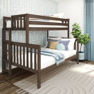Max and Lily Twin over Full Bunk Bed with Trundle Bed - On Sale - Bed ...