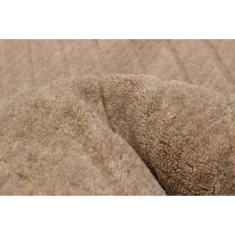 Kashkuli Gabbeh Tan Rug 5'3" x 7'6" - 5'3 x 7'6