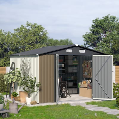 8' x 10' Outdoor Metal Storage Shed