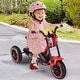 preview thumbnail 22 of 28, Gymax Kids Tricycle w/Foot Pedals Forward/Backward Steering Handlebars