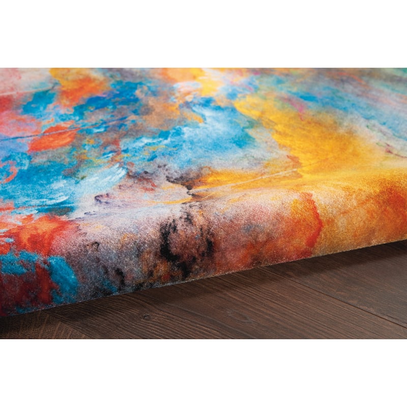 Nourison Le Reve Abstract Colorful Multi-colored Area Rug