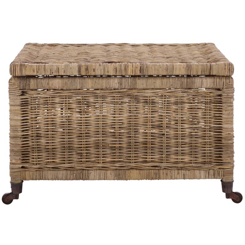 SAFAVIEH Home Sanaki Storage Bin - 24"W x 18"D x 15"H - Natural