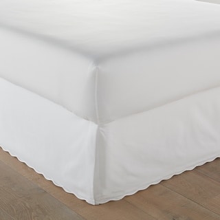12 Inch Tailored Drop Ruffled/Gathered Easy Fit Bed Skirt (Short Queen