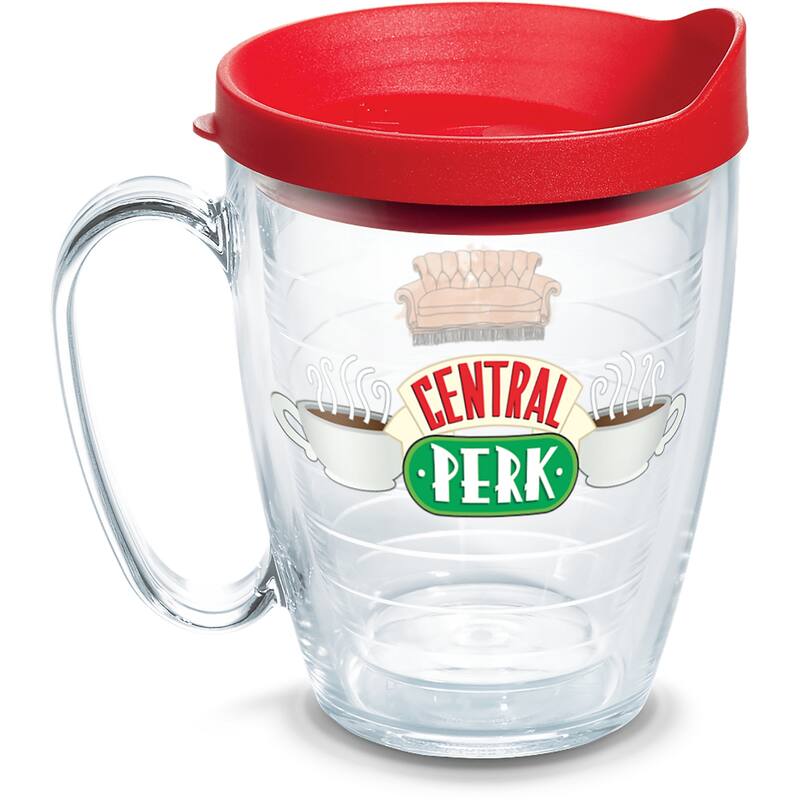 Tervis Friends Central Perk Made in USA Double Walled Insulated Travel Tumbler, Classic - 16oz Mug - 16oz Mug