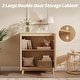 preview thumbnail 11 of 11, Modern Wood Buffet Cabinet with Storage, 2/4 Doors & Adjustable Shelves, Versatile Sideboard
