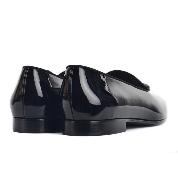 white and gold versace loafers