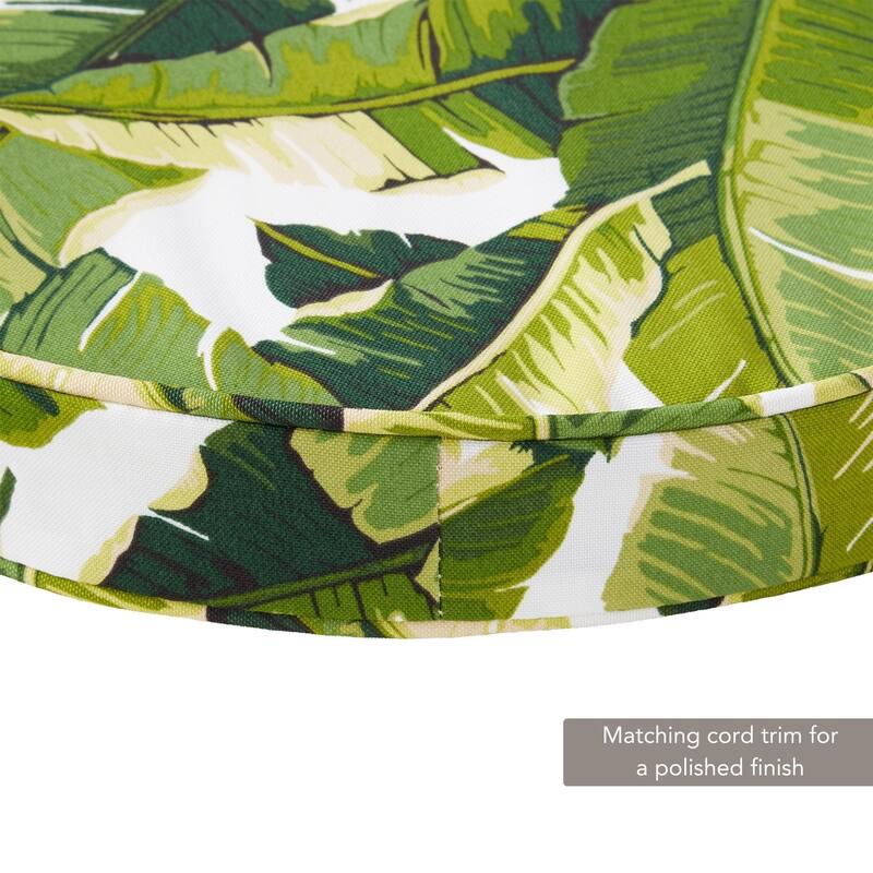 Greendale Home Fashions 18" Round Outdoor Chair Pad (Set of 2)