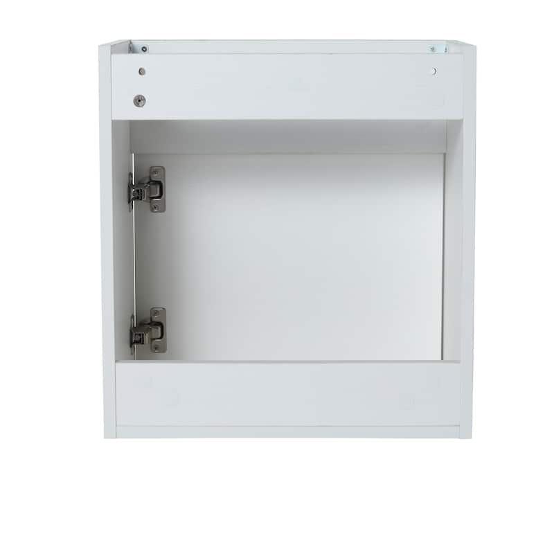 Bathroom Vanity With Sink In 16/18/23 Inch, Floating/Freestanding Bathroom Vanity With Soft Close Door