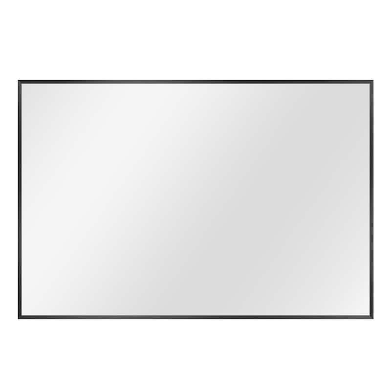HomeRoots 36" Gold Metal Framed Bathroom Vanity Mirror