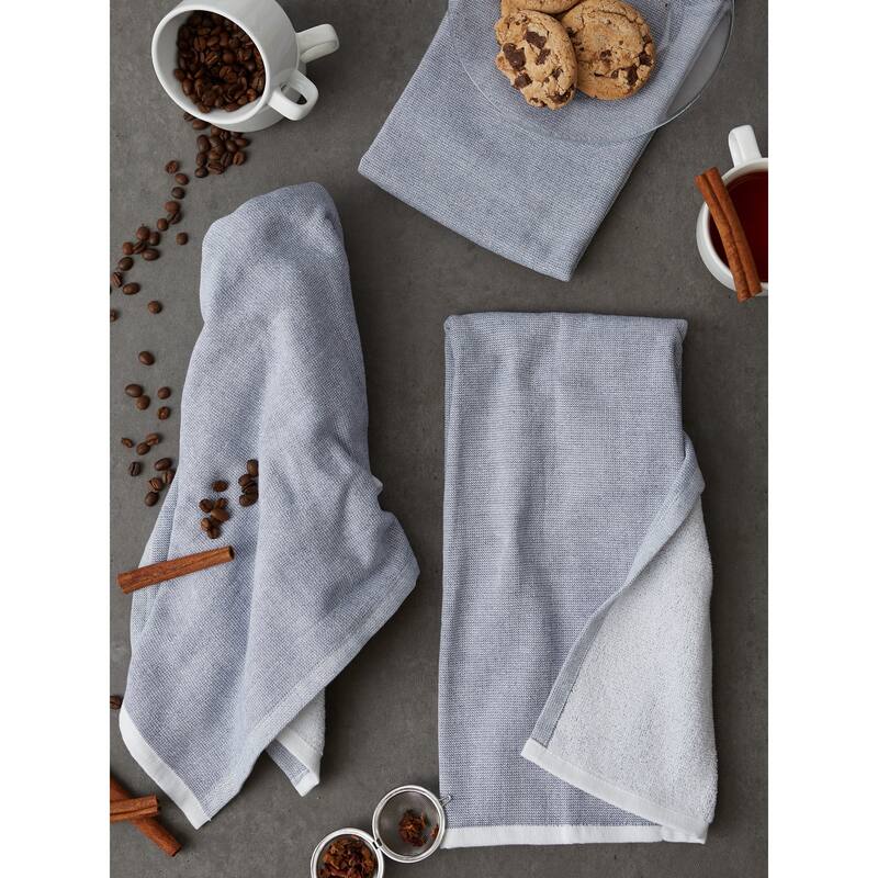 Asst Barn Red French Terry Dishtowel Set/3