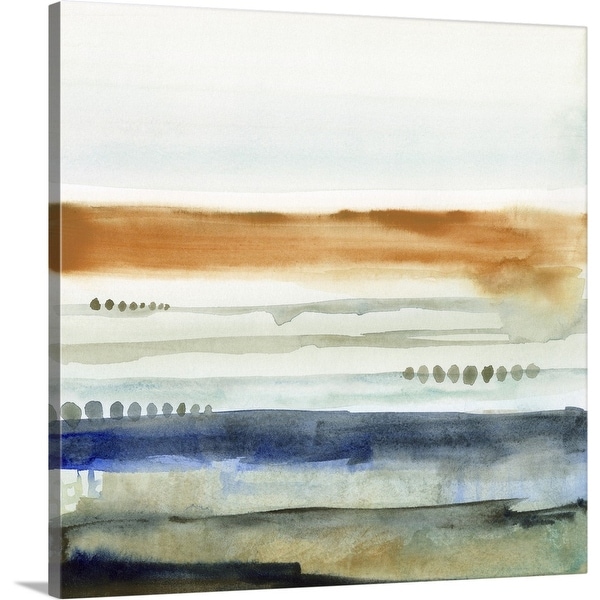 "Sunwashed Strata I" Canvas Wall Art
