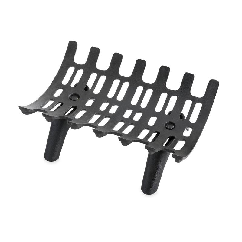 Small Cast Iron Deep-Bed Fireplace Grate with Four Legs