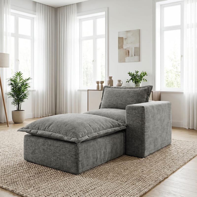 Comfy Cloud Couch Plush Modular Sectional Sofa For Living Room