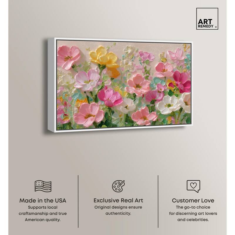 Expressed in Petals I Canvas by Art Remedy