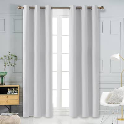 Deconovo Insulated 42 Width Curtain Panel Pair (2 Panel)