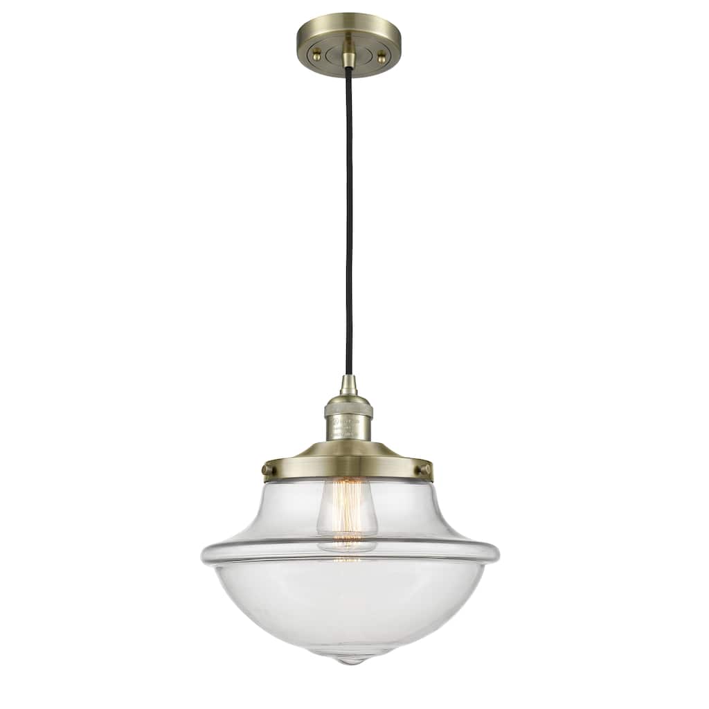 Innovations Lighting Franklin Restoration Oxford - 1 Light 12" Cord Hung Mini Pendant
