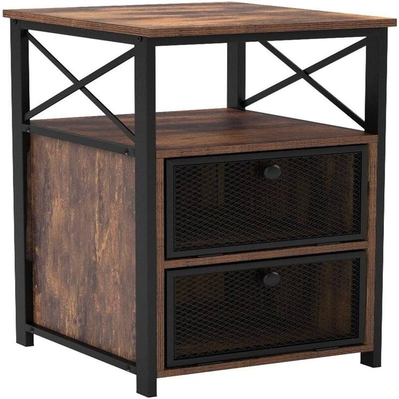 odern Night Stand with Storage Space