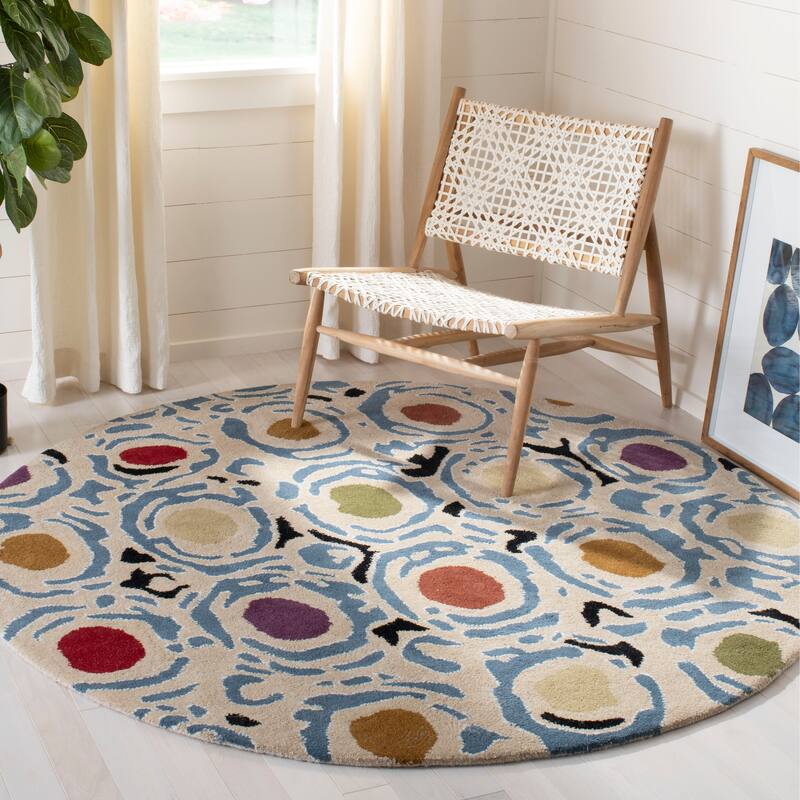 SAFAVIEH Handmade Soho Mariana Dots N.Z. Wool Rug
