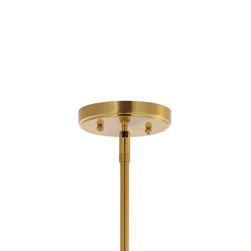 Bettina 1- Light Mid-Century Modern Iron/Glass LED Pendant, by JONATHAN Y