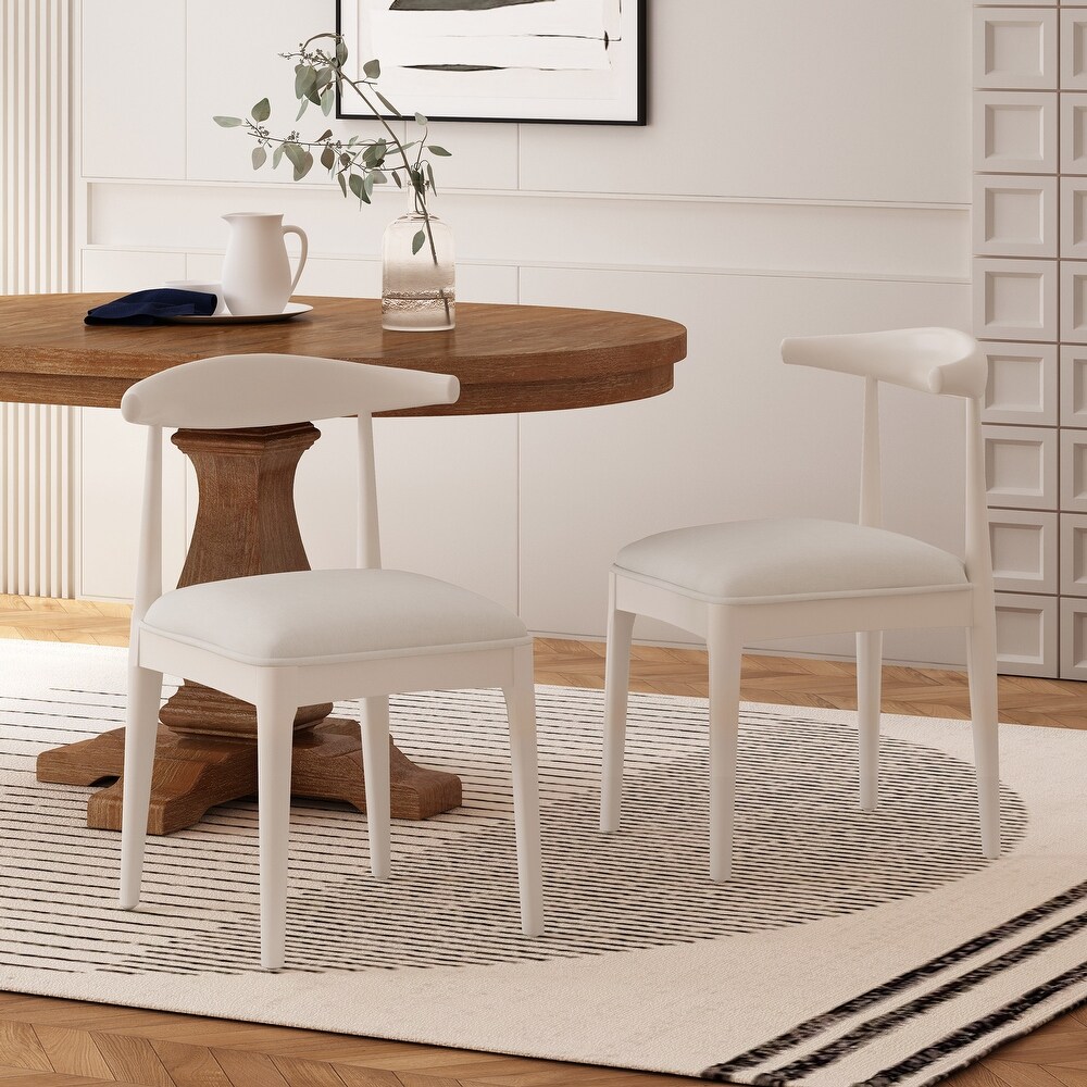 Low back white dining chairs clearance