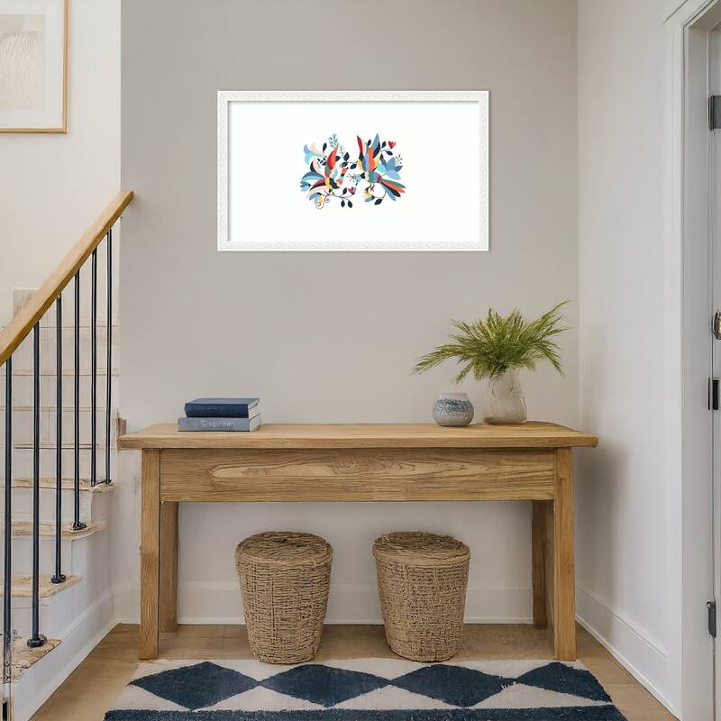 Otomi No. 1 by CATS AND DOTZ Wood Framed Wall Art Print - Bethany White