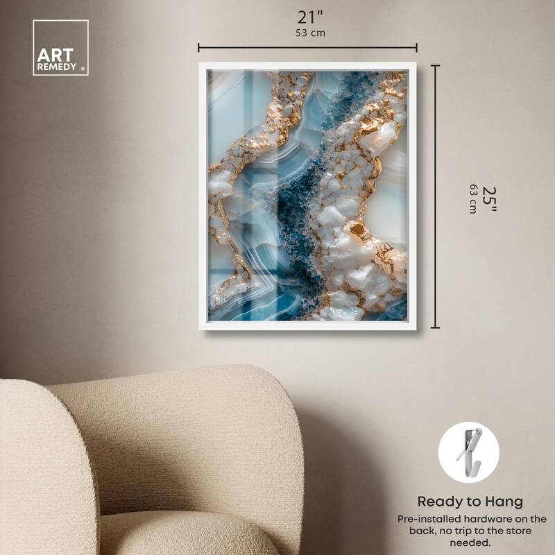 Lapis River Shadowbox by Art Remedy