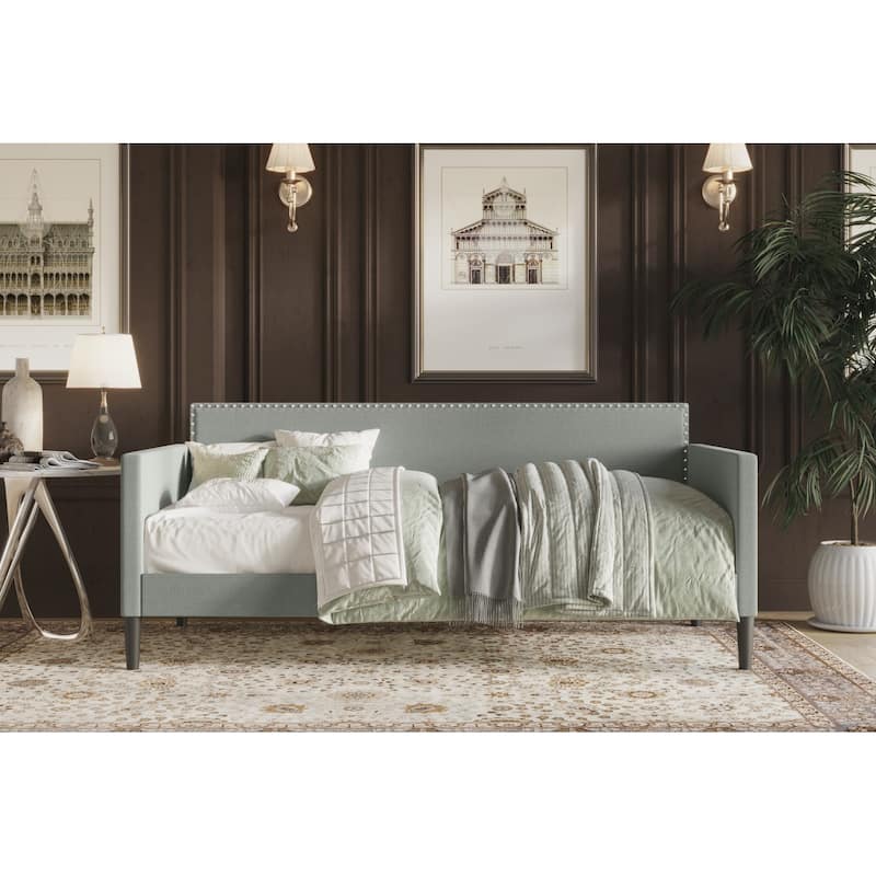 Sutton Upholstered Twin Daybed - Grey