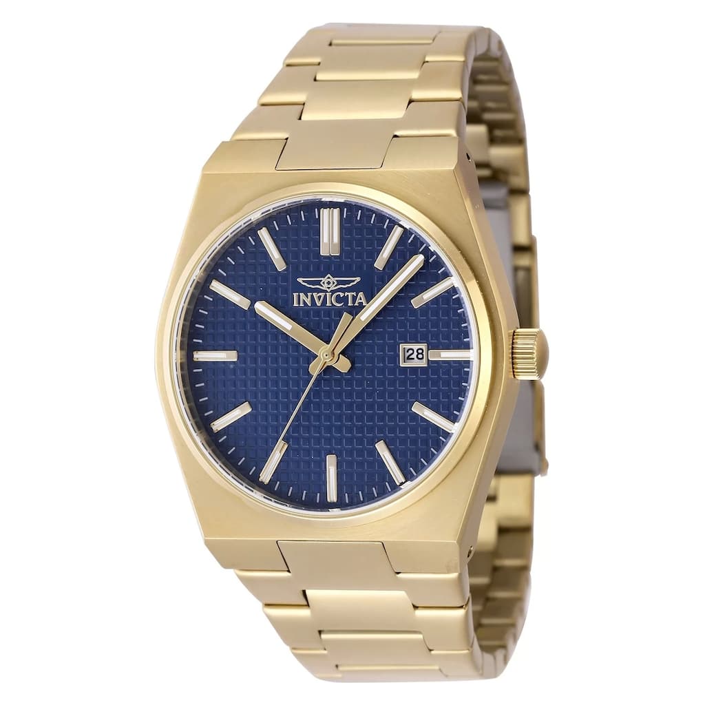Invicta Men's 48396 Speedway Quartz 3 Hand Blue Dial Watch
