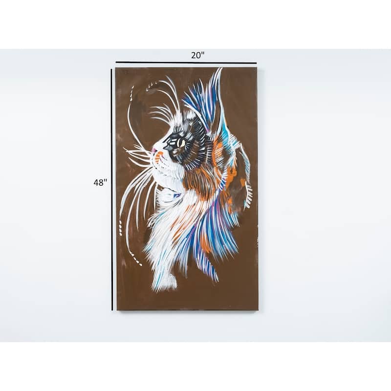 Wandela Wall Canvas Paintings 47'' x 27'' - Brown