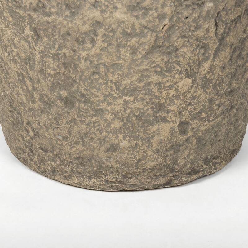 Rama Large Grey Paper Mache Floor Vase