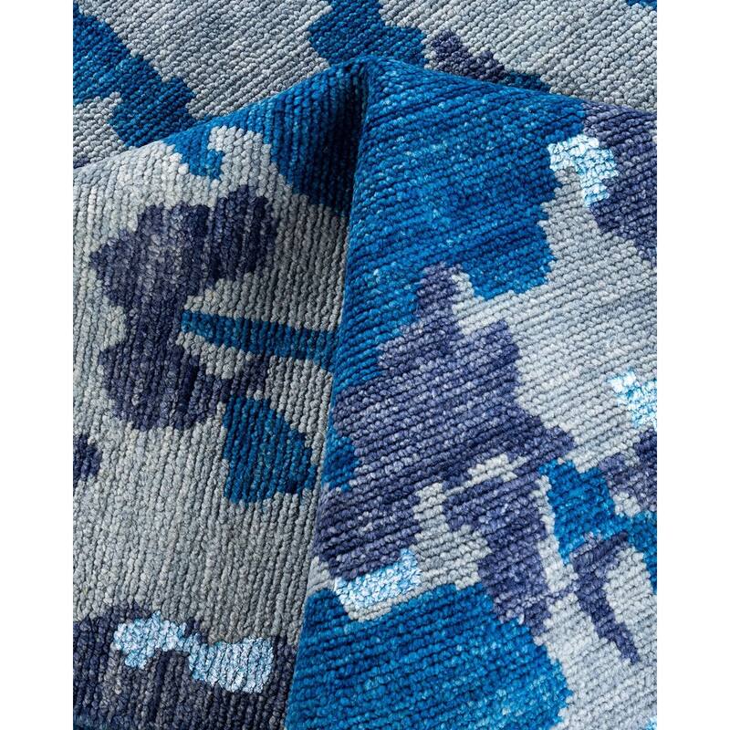 Modern One-of-a-Kind Handmade Area Rug - Sand, 8' 10" x 11' 10" - 8' 10" x 11' 10"