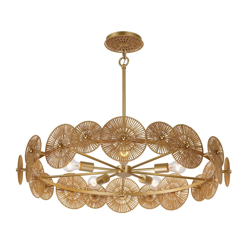Savoy House 7-6381-5 Abbott 5 Light 31" Wide Ring Chandelier