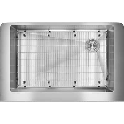Elkay Crosstown 18 Gauge Stainless Steel 35-7/8" x 20-1/4" x 9", Single Bowl Farmhouse Sink Kit