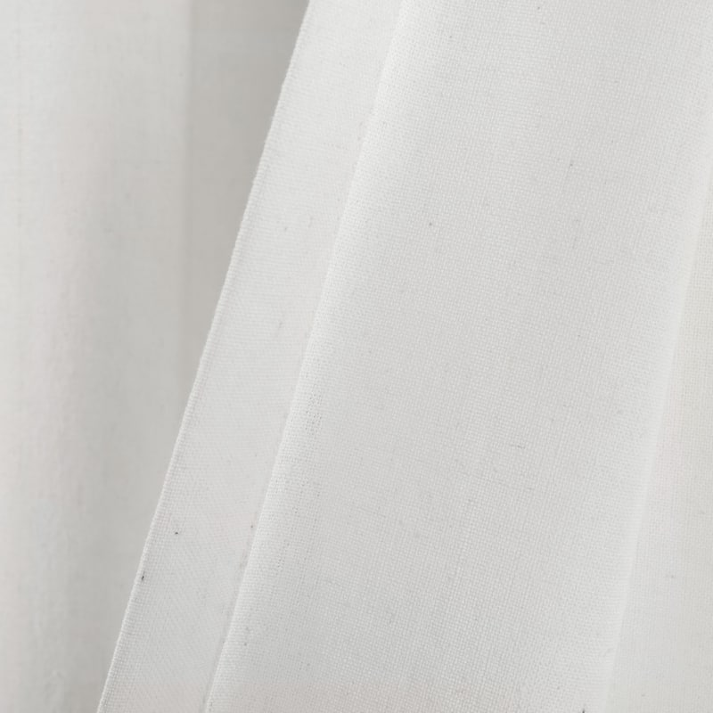 Lush Decor Faux Linen Grommet Colorblock Window Curtain Single Panel - 84" x 40"