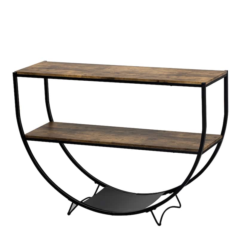 Wood Console Table