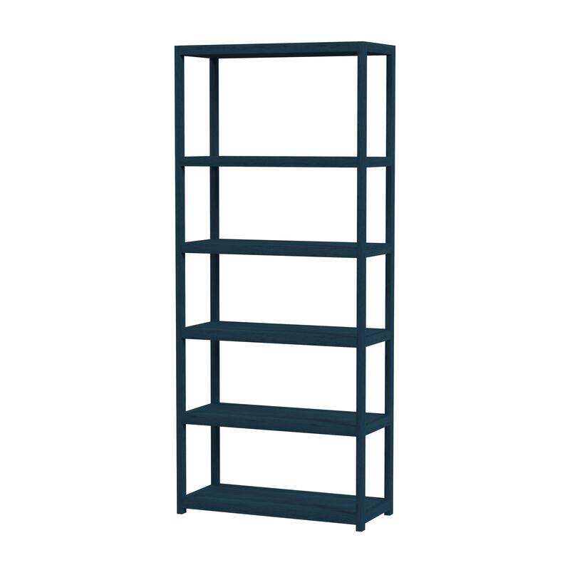 Lark 5 Tier 30"W x 75"H Wood Etagere Bookcase