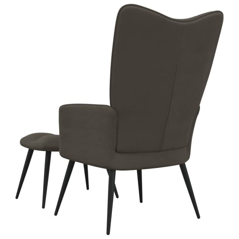 vidaXL Relaxing Chair multi colors Velvet