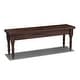 preview thumbnail 11 of 18, Grain Wood Furniture Valerie Solid Wood Dining Bench