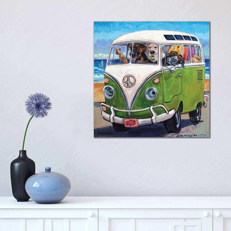 iCanvas "Hang Loose" by CR Townsend Canvas Print - 18x18x1.5