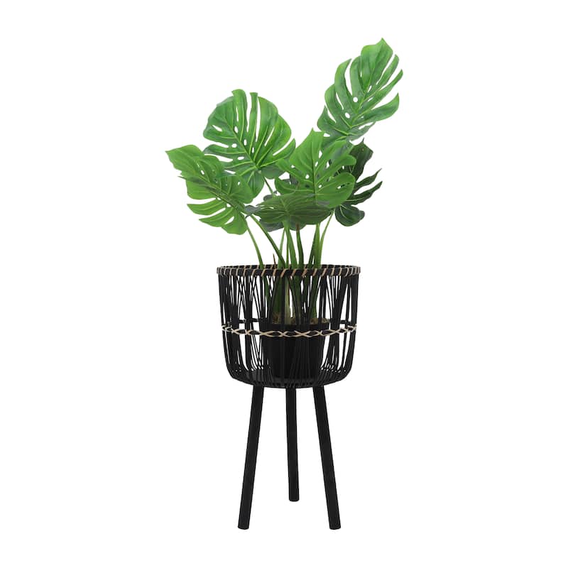 3 Pieces BAMBOO PLANTERS 11/13/15"
