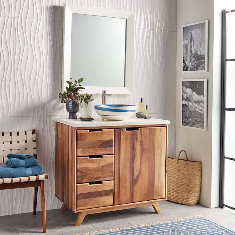 Roma Handmade Murano Glass Bathroom Sink