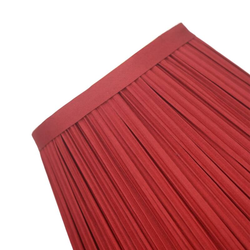 Softback Mushroom Pleated Lamp Shade, 5 inch Top, 9 inch Bottom, 7 inch Slant