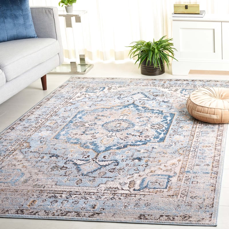 SAFAVIEH Cornelia Reinharda Vintage Rug - 5'3" x 7'6" - Blue