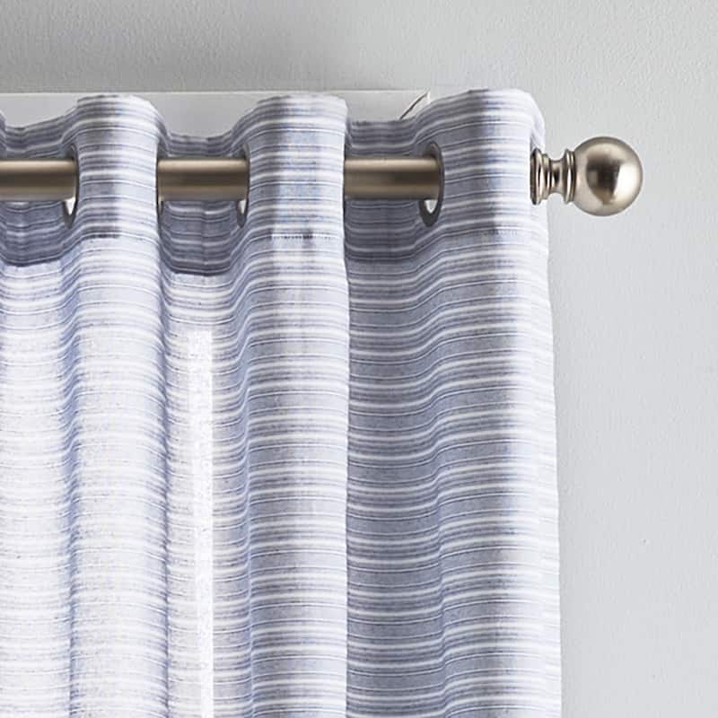 Cargo Stripe Grommet Curtain Panel Pair