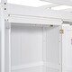 preview thumbnail 9 of 15, Wood Full Size Loft Bed with Built-in Wardrobe and Storage Shelves