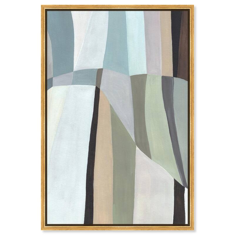 Abstract Fragments I Canvas by Art Remedy - Gold - 20" x 30"