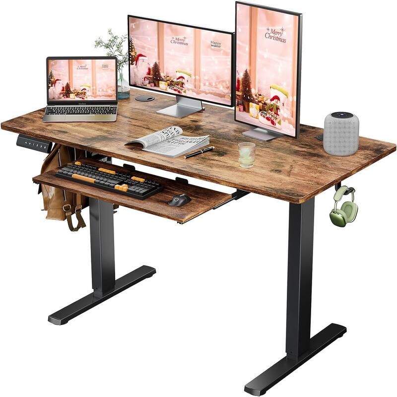 Standing Desk - Rustic Brown